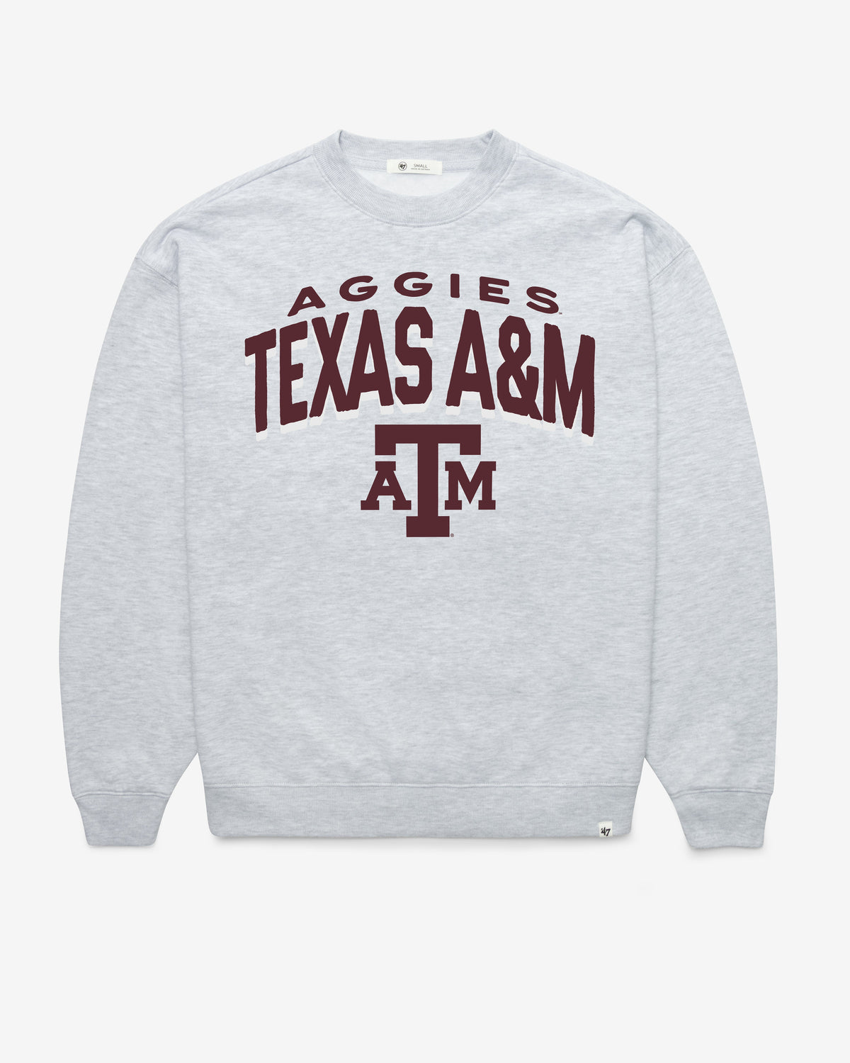 TEXAS A&M AGGIES CAMPUS ARCH CLOUD '47 OVERSIZED CREW WOMENS