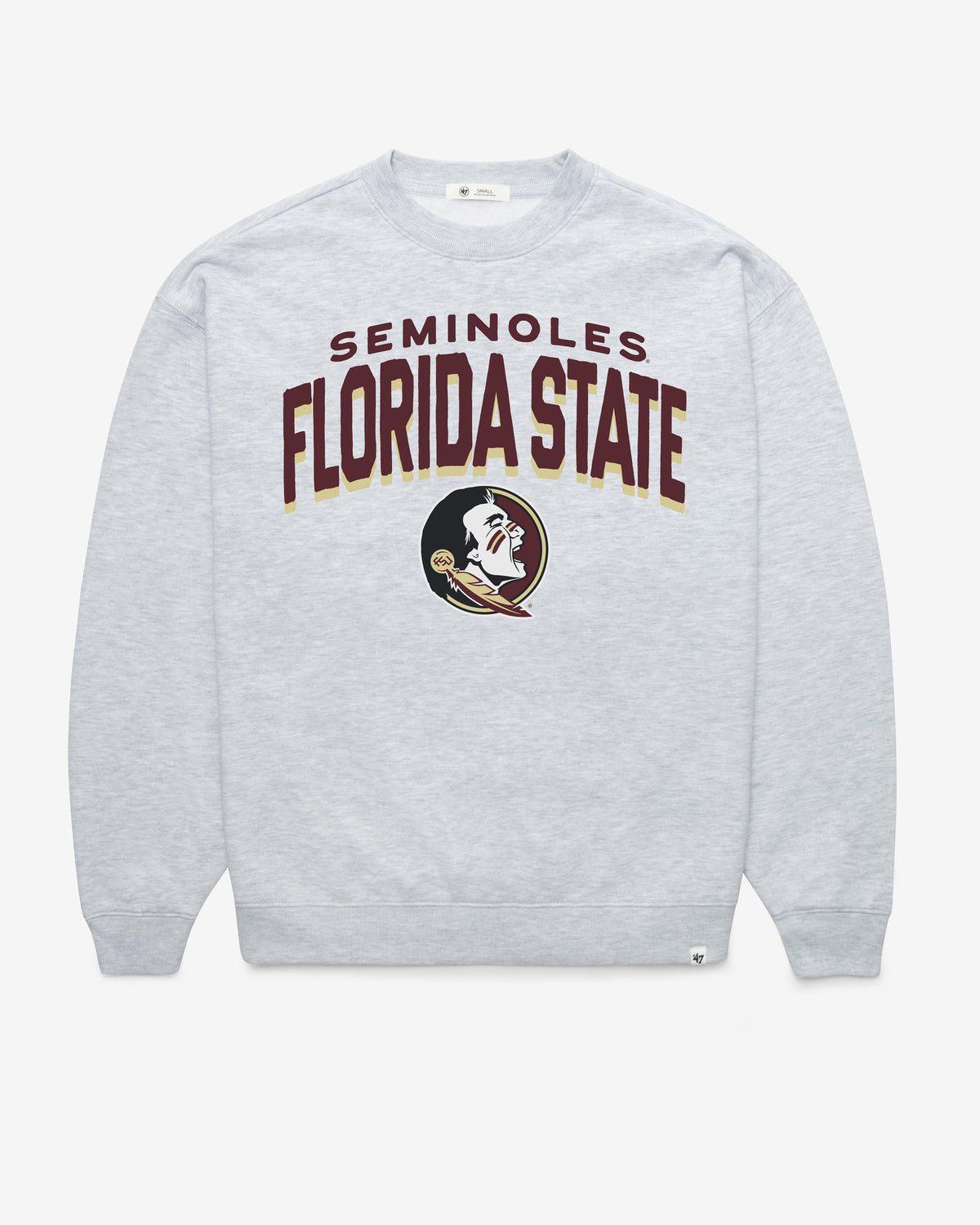 FLORIDA STATE SEMINOLES CAMPUS ARCH CLOUD '47 OVERSIZED CREW WOMENS