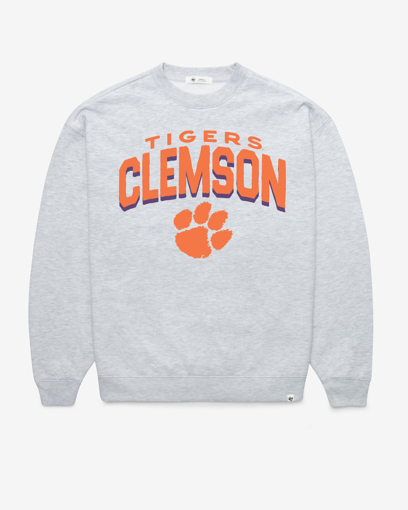 CLEMSON TIGERS CAMPUS ARCH CLOUD '47 OVERSIZED CREW WOMENS