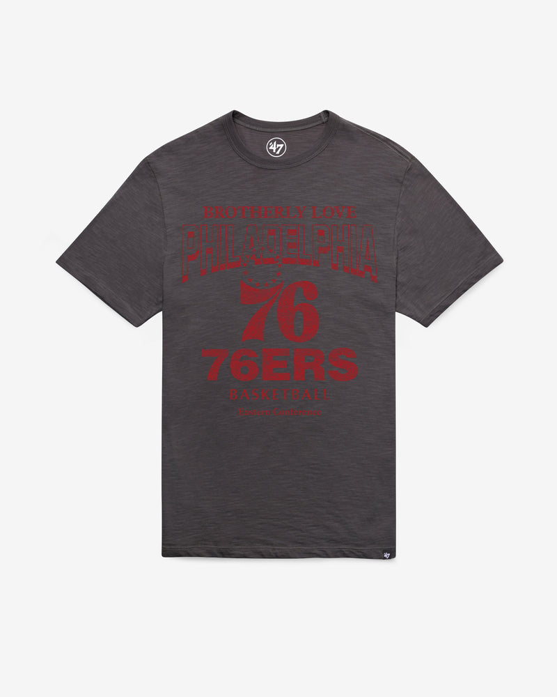 PHILADELPHIA 76ERS HEAD ON '47 SCRUM TEE