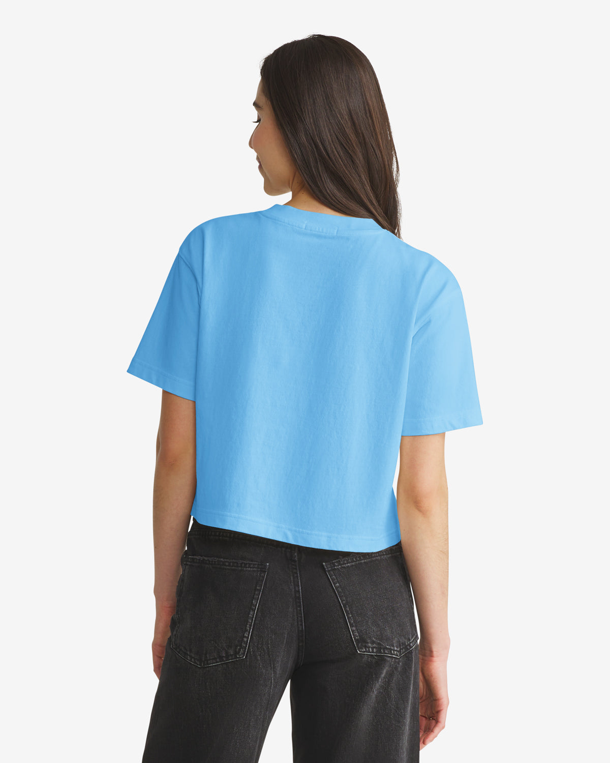 NORTH CAROLINA TAR HEELS UNC VINTAGE FIRST RANK '47 FOUNDATION CROP TEE WOMENS