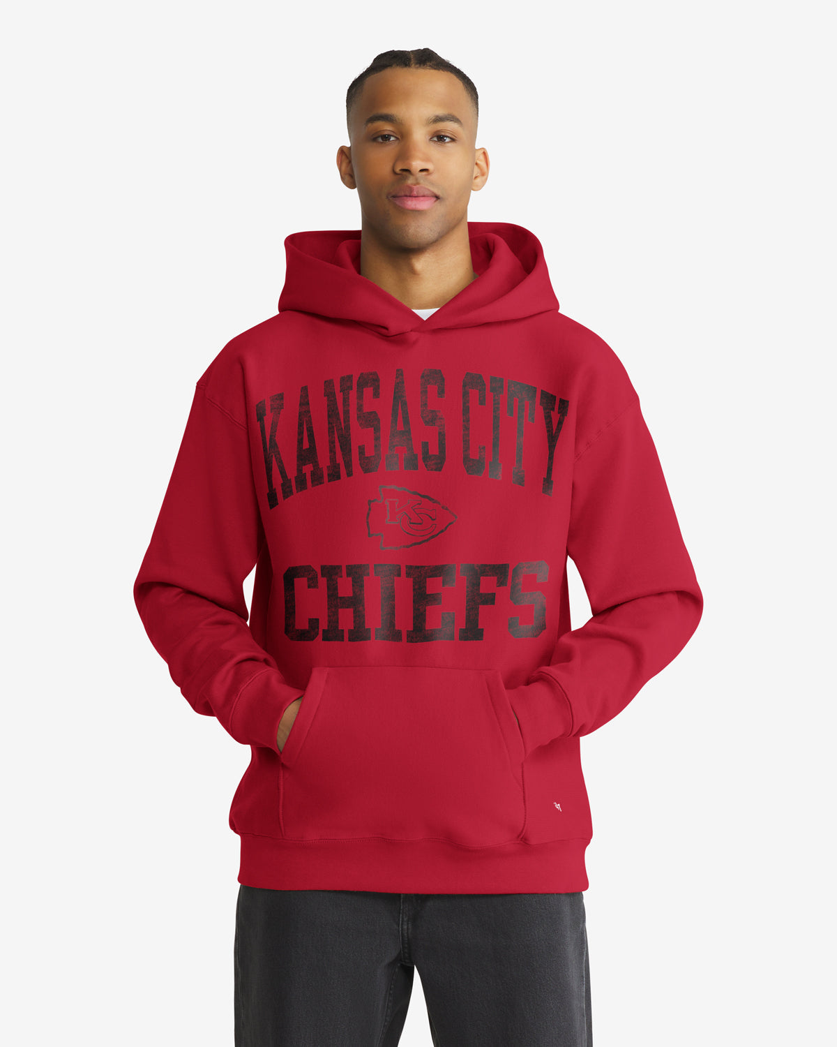 Kansas City Chiefs Campus Stack Arched '47 Foundation Hood