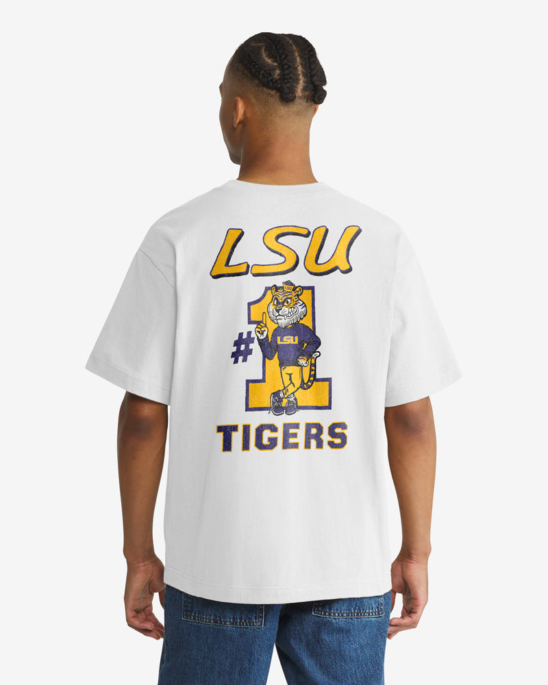 LOUISIANA STATE TIGERS LSU CAMPUS MASCOT BACKER '47 FOUNDATION TEE