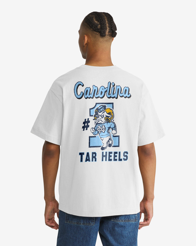 NORTH CAROLINA TAR HEELS UNC VINTAGE CAMPUS MASCOT BACKER '47 FOUNDATION TEE