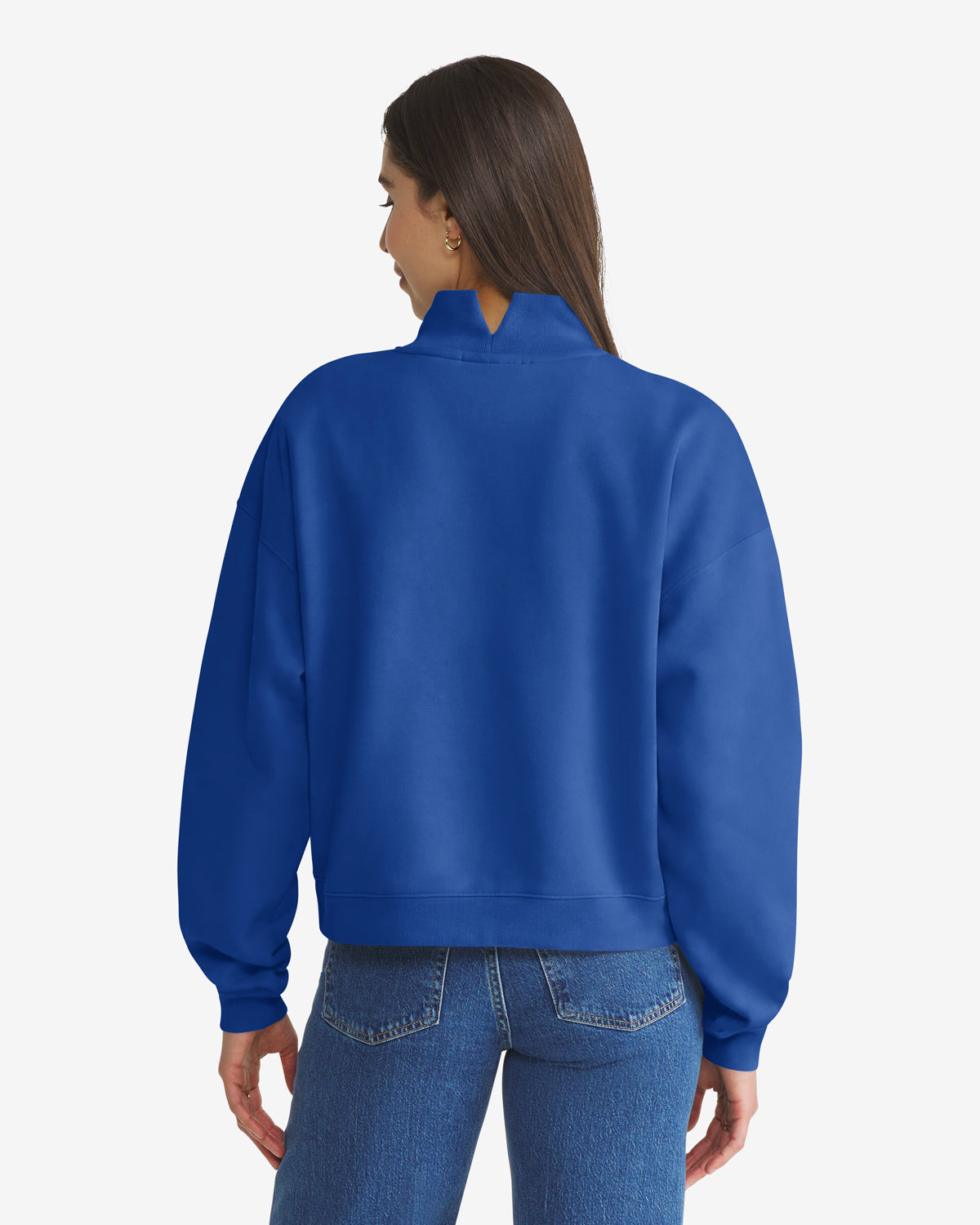 BUFFALO BILLS VANTAGE '47 WOMEN'S MOCK NECK PULLOVER