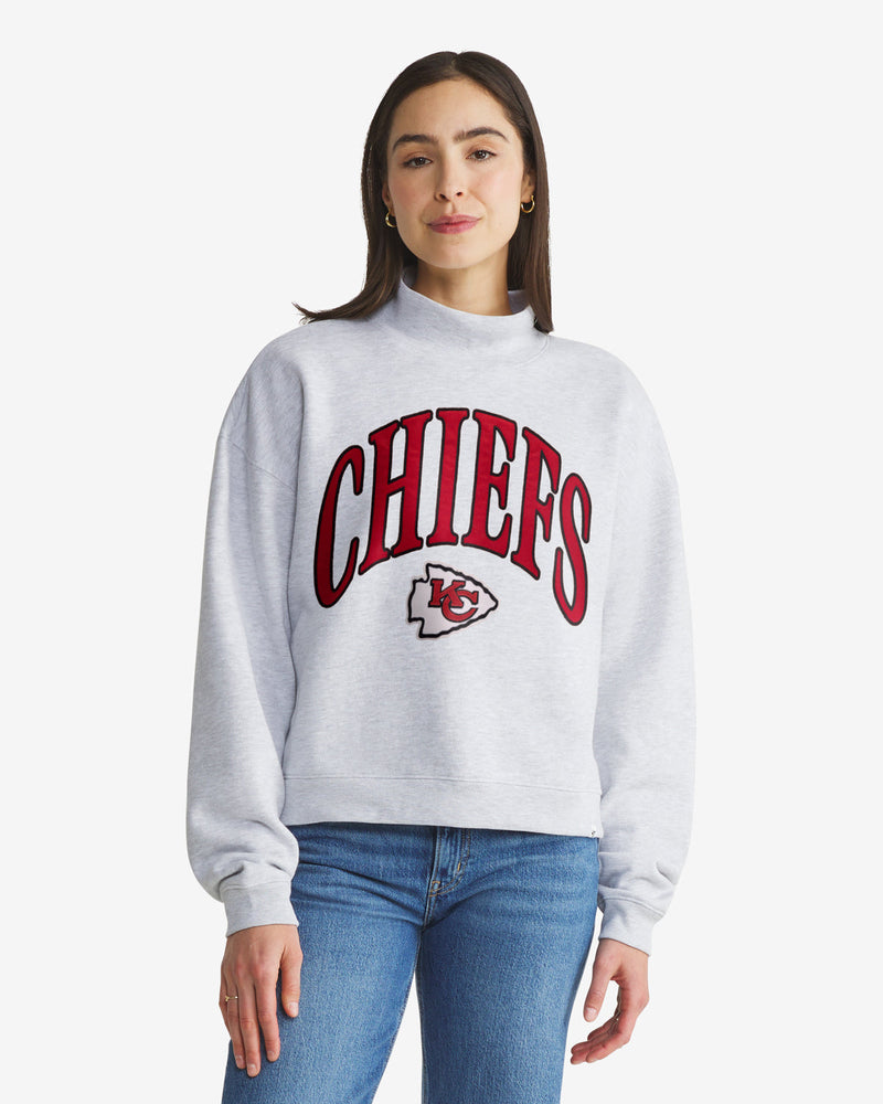 Kansas City Chiefs Vantage '47 Women's Mock Neck Pullover