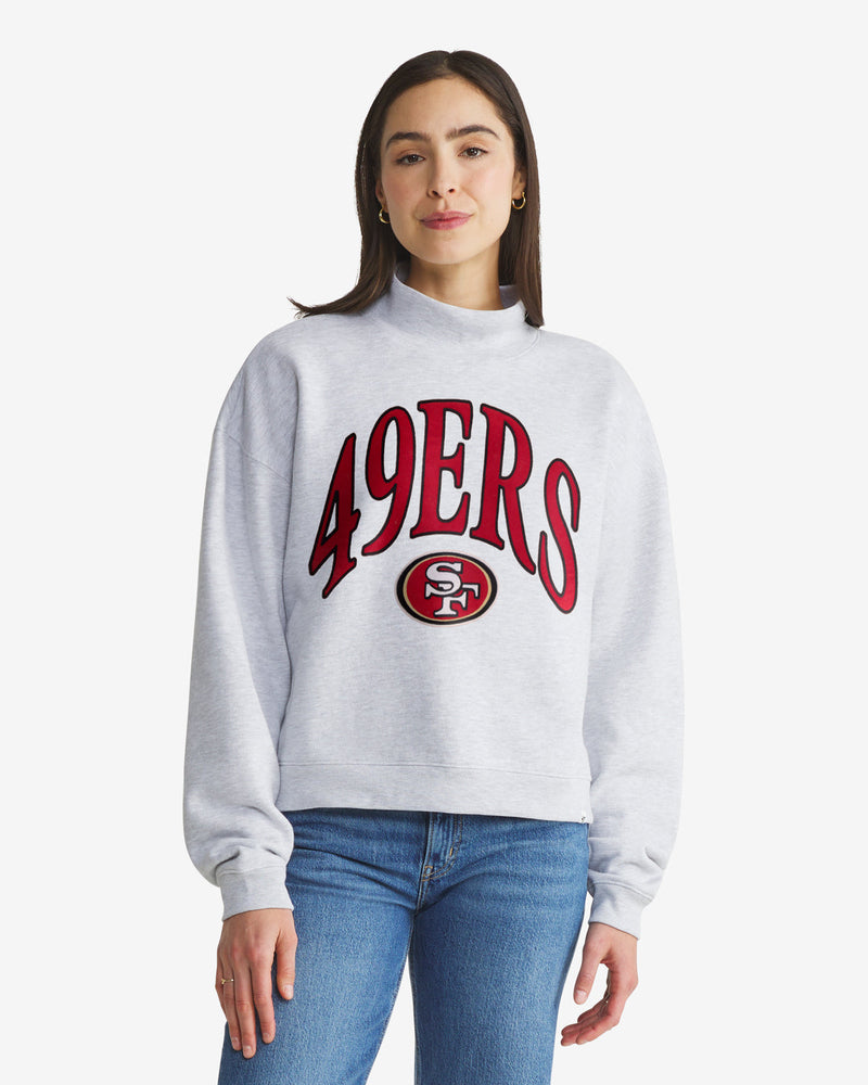 San Francisco 49ers Vantage '47 Women's Mock Neck Pullover