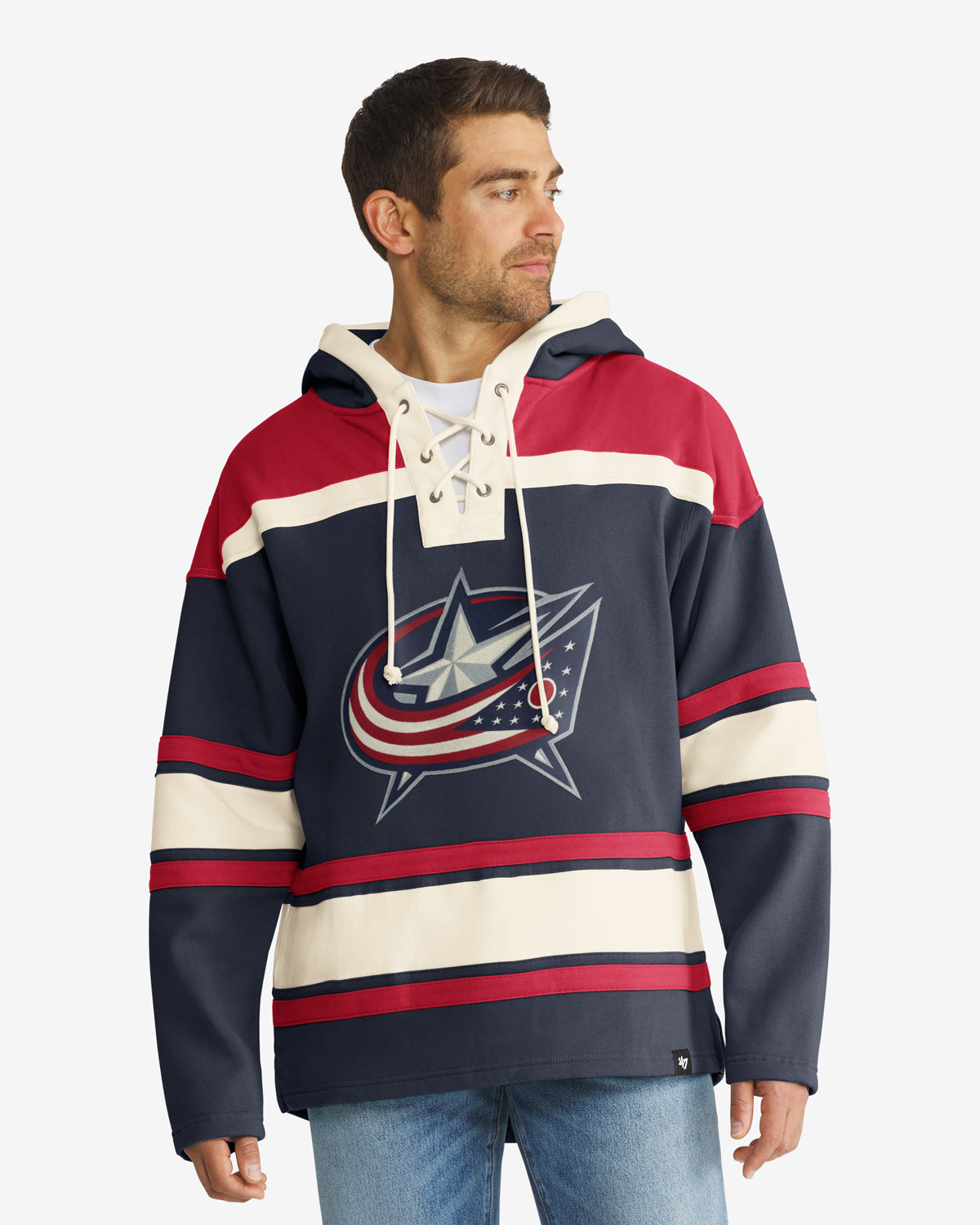 COLUMBUS BLUE JACKETS SUPERIOR '47 LACER HOOD